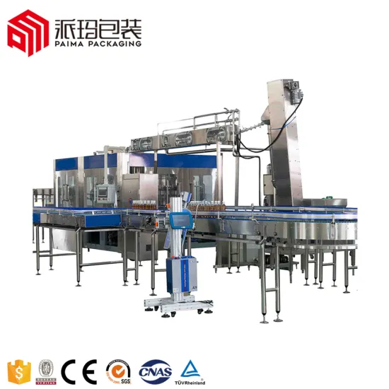 Automatic Carbonated Alcohol Drink Filling Machine for Soft Drinks in Alu Cans