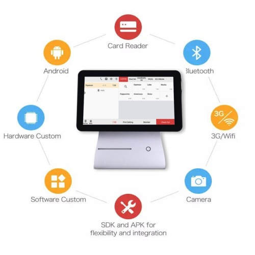 WIFI Smart Payment Portable POS with Self service