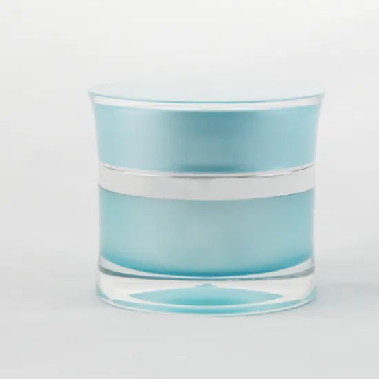 milk glass cometic cream jar with screw cap/glass cream jar packaging/Empty Glass Bottle