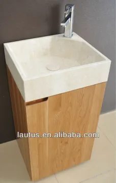 C0030-SQT4338GL natural stone one piece bathroom countertops with built in sinks