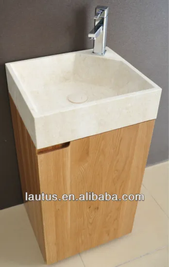 C0030-SQT4338GL natural stone one piece bathroom countertops with built in sinks