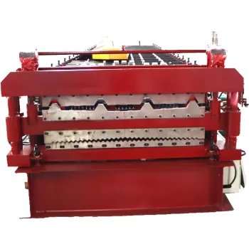New Design Corrugated Roof Sheet Curving and Silo Double Deck Roll Forming Machine for Metal Storage