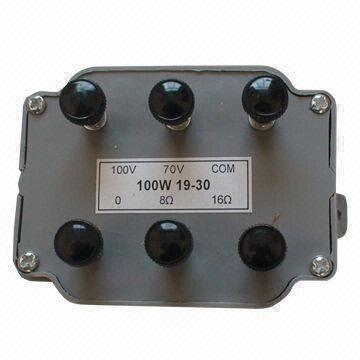 Waterproof transformer with 8 to 16Ω impedance