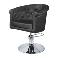 Beauty Salon Styling Chairs Black Leather