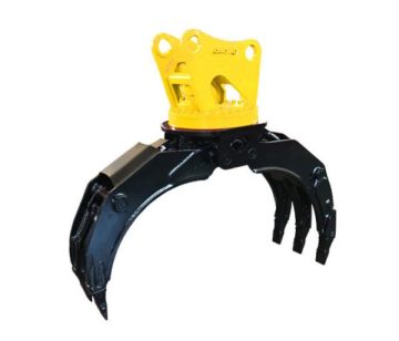 Multifunctional Rotating Grapple and Hydraulic Stump Bucket: Enhancing Excavator Efficiency