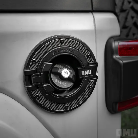 OMU Genesis Series Gas Tank Cover for Jeep Wrangler JL - Aluminum Offroad Accessory