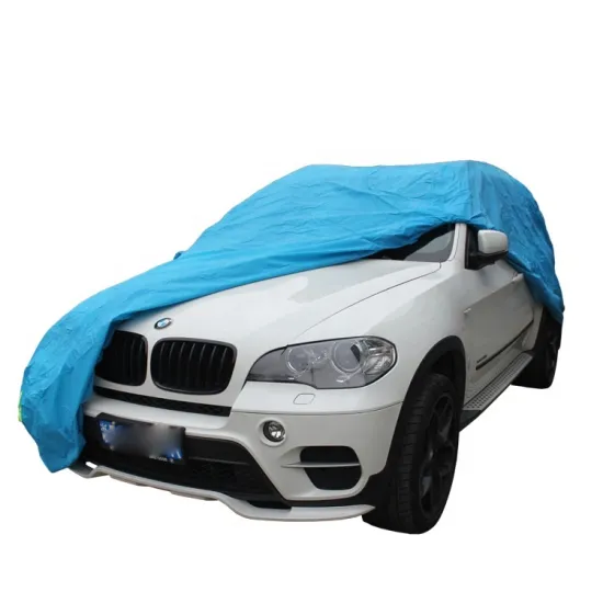 Customized Color Durable Waterproof Polyester Oxford 210D Car Protective Cover Outdoor UV Proof