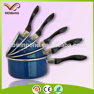 cheap designe good quality enamel saucepan set