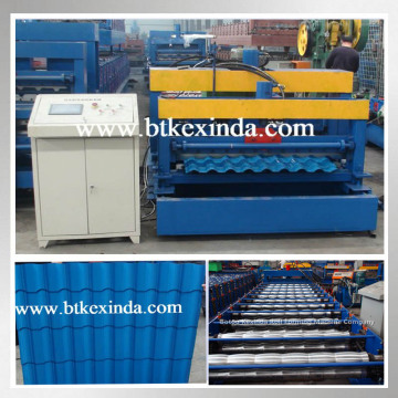 KXD glazed tile forming machine cold roll forming machine with CE ISO certificate