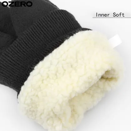 OZERO Tailored Wind Resistance Anti-Frostbite Polyester Gloves for Snow-covered Vineyard Tours