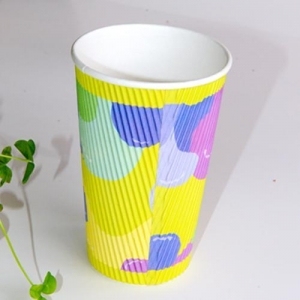 Disposable Corrugated Ripple Coffee Paper Cups