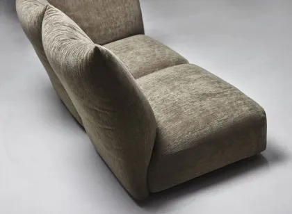 Edra Sectional Sofa Chenille Fabric Sofa