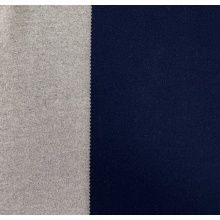 Knitted needle punched wool polyester viscose blend fleece