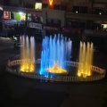 Fontaine d'eau de jardin en acier inoxydable