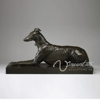 Bronze Greyhound Statues