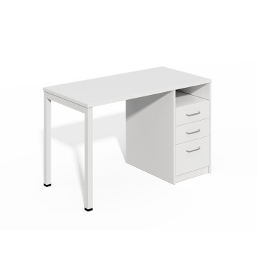 Factory Wholesale White Melamine Luxury Desk with Drawers