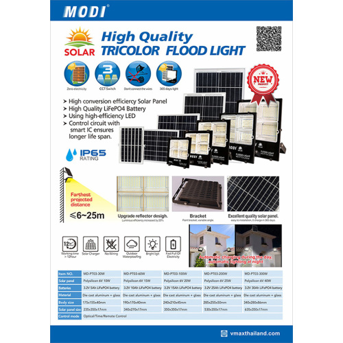 80w luzes de segurança com sensor de movimento solar externo