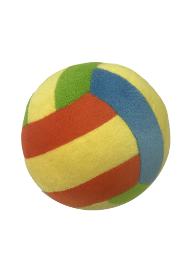 Colorful Plush Ball With Bell