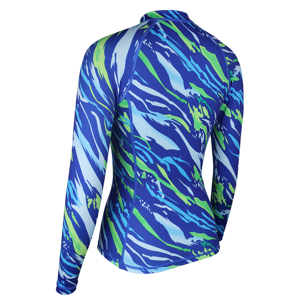 Seaskin Rash Guard Bathing Suit Top Ladies