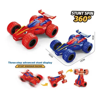 360 Degree Racing Stunt Car Dinosaur Spin Toy Promotion by EPT Dollartoys