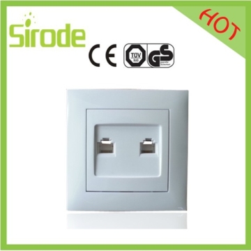 Cheap Sockets and Switches, Rj11+RJ45 Wall Socket Outlet
