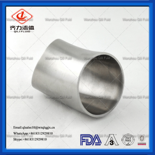 stainless steel weld 45degree 90degree elbow