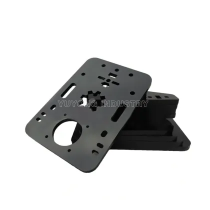 DIY ACRO Acrylic Plate Set: Comprehensive 11-Piece Kit for Custom ACRO System Assembly in Black