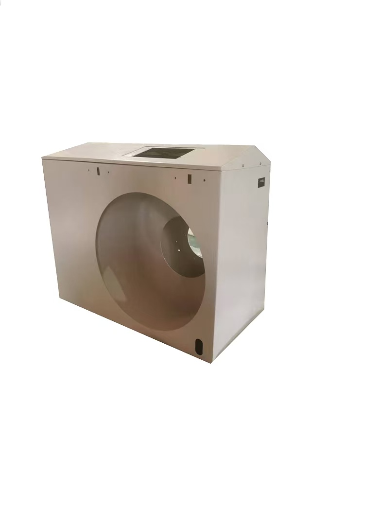 High speed centrifuge with high strength plastic casing