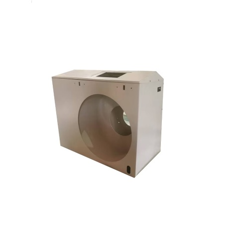 High speed centrifuge with high strength plastic casing