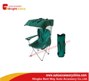 Folding Camping Chair with Canopy Sunshade