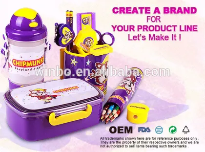 Stationery set with customized brand