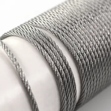 1x7 Stainless Steel Wire Rope 304 316