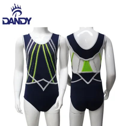 Custom sleeveless gymnastics leotards