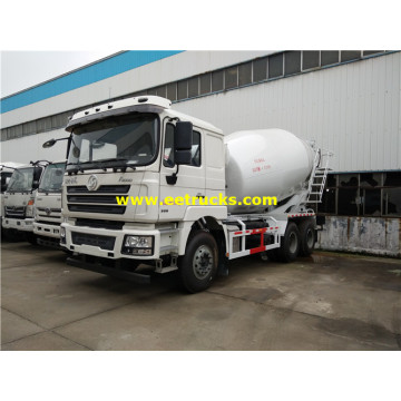 3000 Gallons SHACMAN Used Concrete Mixer Trucks