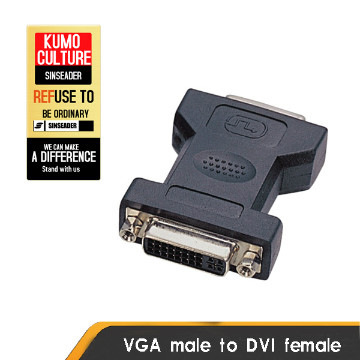 DVI adapter, DVI female to DVI female adaper Nickel plated