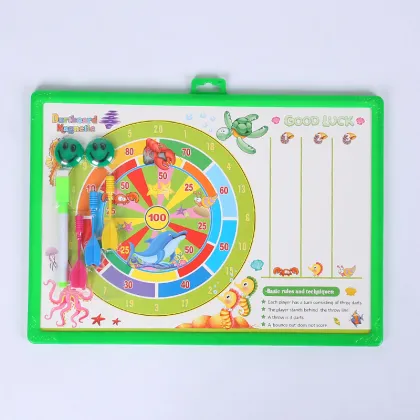 Dart Toys for Kids: Indoor/Outdoor Sport Game Set with Safe Dart Board
