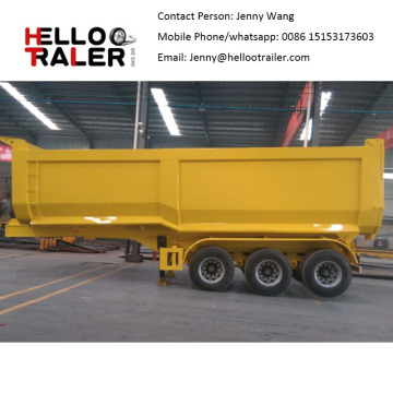 40 cubic meter tipper dump semi trailer tipper