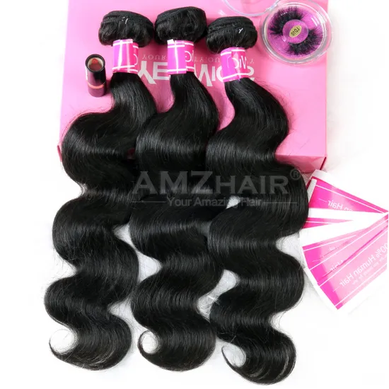 Real 10A Mink Peruvian Human Hair Extension Double Weft Body Wave Cuticle Aligned Hair 3 4 Bundles Factory Supplier Wholesale