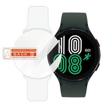 Samsung Watch 6 40 mm 44 mm 2,5D Temperierter Glasschriftenschutz - 5PRO -Positionierung Schutzfilm für Watch6 Classic 43mm 47 mm