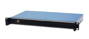 small case 1U 255 depth server rack case mini-itx computer case two bays rackmout chassis