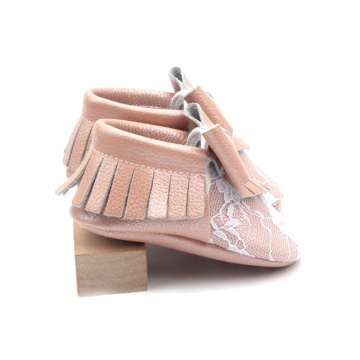 Детски детски обувки с мека подметка Розови бебешки обувки