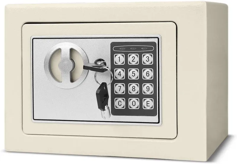 Safe with Keypad for House Pistol Cash Jewelry Important Documents