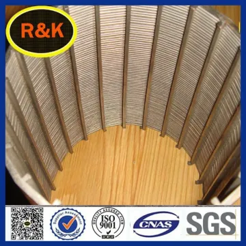 V wire wedge wire type well screen