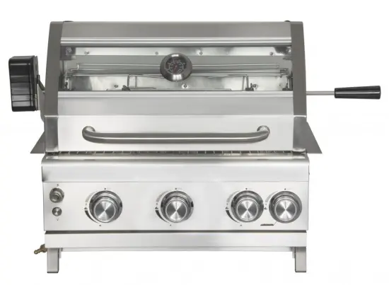 3 Burner Stainless Steel Propane Built-In Grill