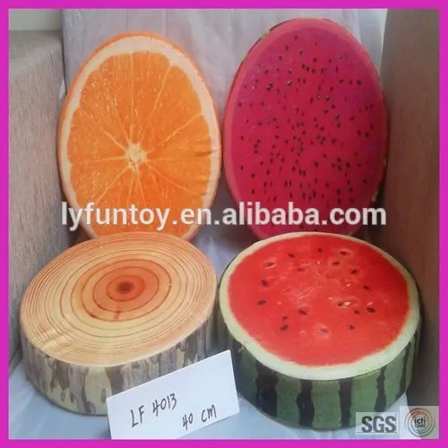 Custom new design soft plush fruit toys