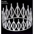 Full Round Clear Rhinestone Beauty Pageant Crown