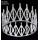 Full Round Clear Rhinestone Beauty Pageant Crown