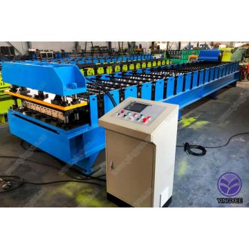 steel aluminum corrugated roll forming machine