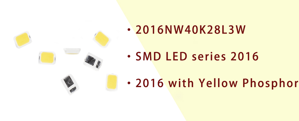 2016NW40K28L3W 2016 SMD LED White SMD LED natural white