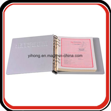 Metal / alluminio Cover Binder Custom Logo Organizer Planner
